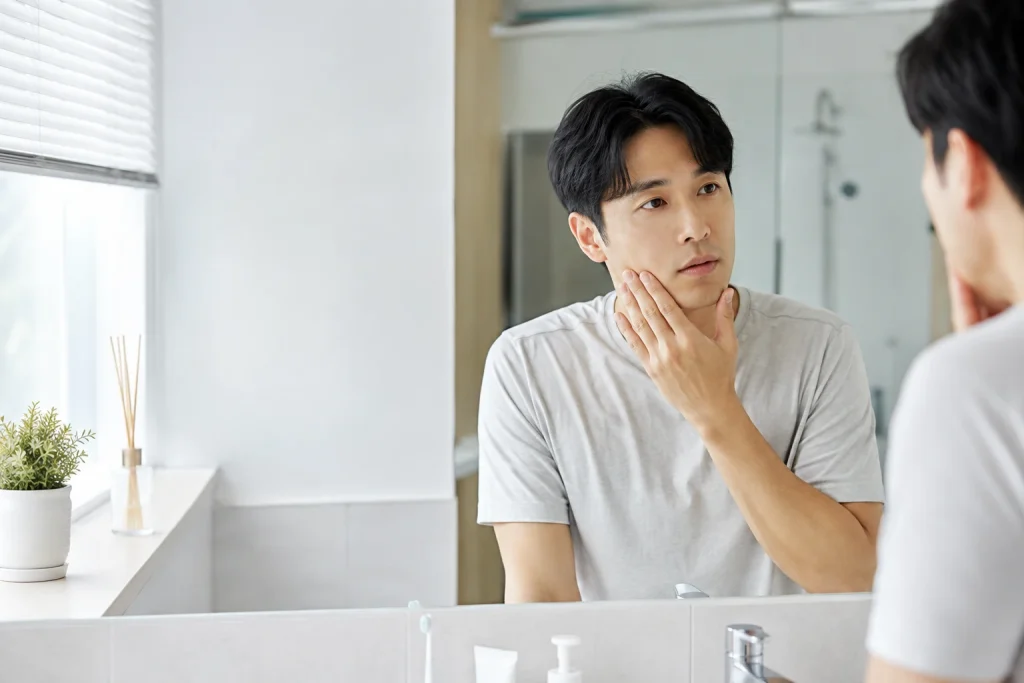 어금니 잇몸이 부었을때 증상을 살피는 생활 장면