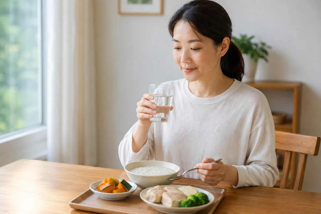 잇몸 붓기 냉찜질 증상을 살피는 생활 장면